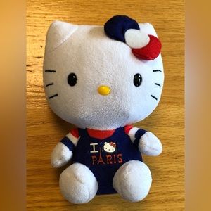 Ty Beanie Baby - HELLO KITTY I Love PARIS 6”